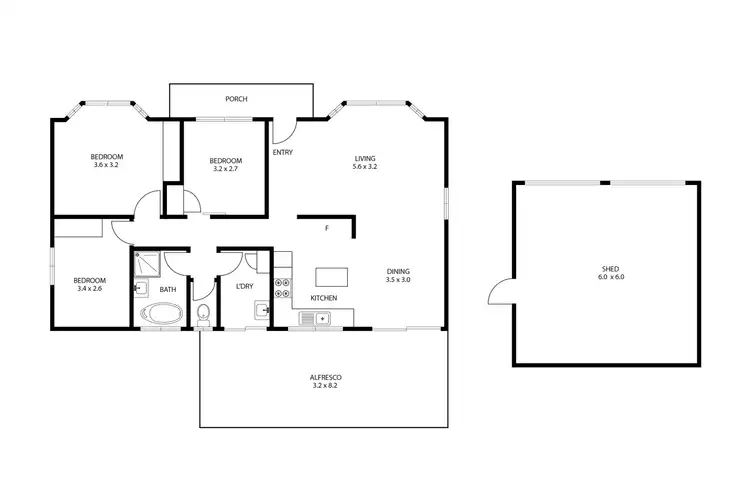 Floorplan of Homely house listing, 8 East Street, Kingsthorpe QLD 4400