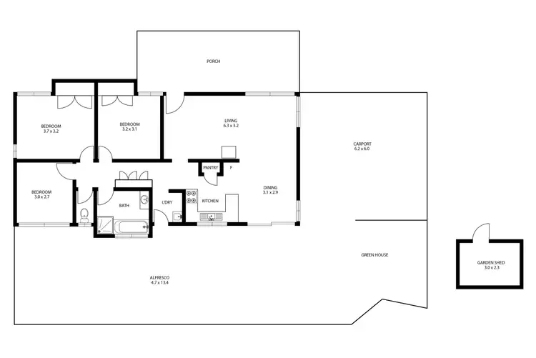 Floorplan of Homely house listing, 56 Gowrie Street, Kingsthorpe QLD 4400