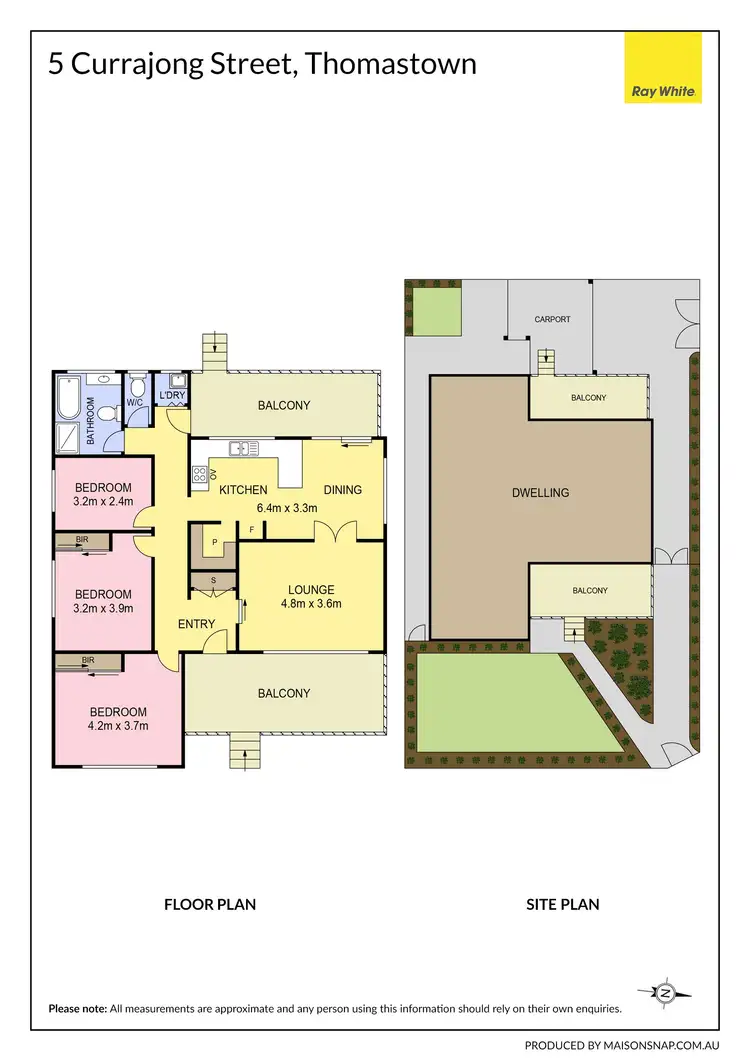 Floorplan of Homely house listing, 5 Currajong Street, Thomastown VIC 3074