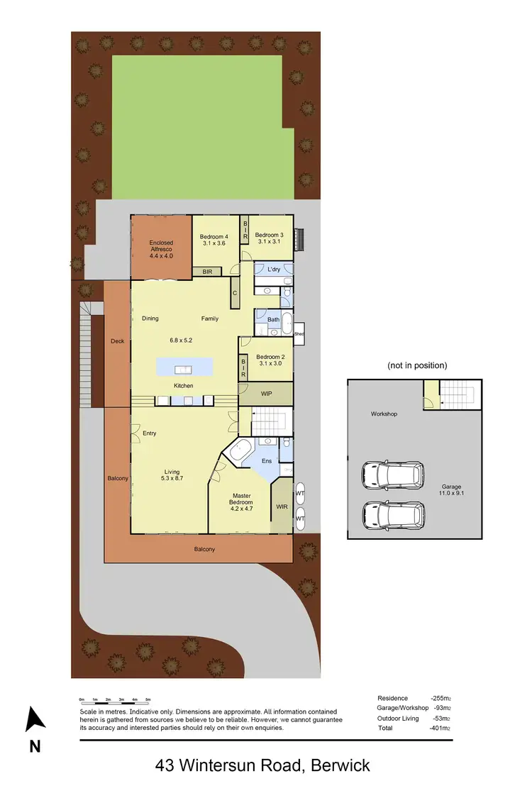 Floorplan of Homely house listing, 43 Wintersun Road, Berwick VIC 3806