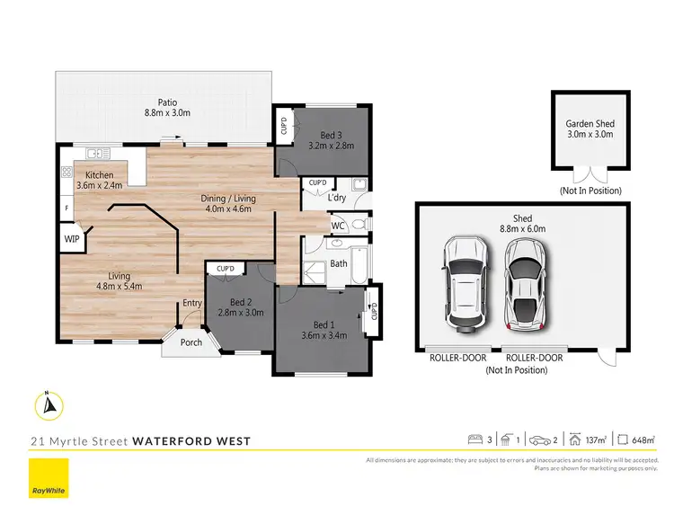 Floorplan of Homely house listing, 21 Myrtle Street, Waterford West QLD 4133
