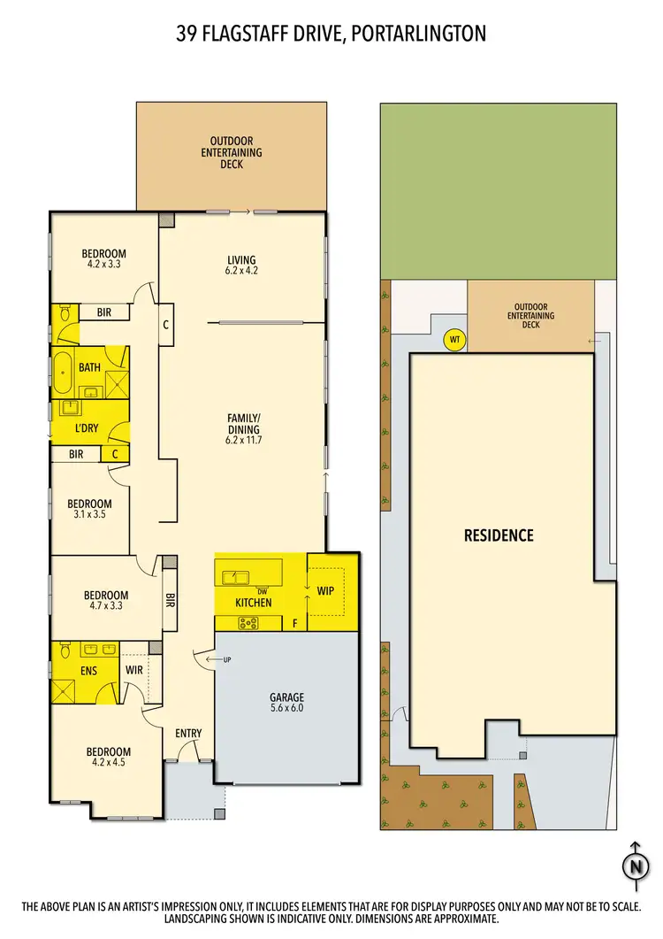 Floorplan of Homely house listing, 39 Flagstaff Drive, Portarlington VIC 3223