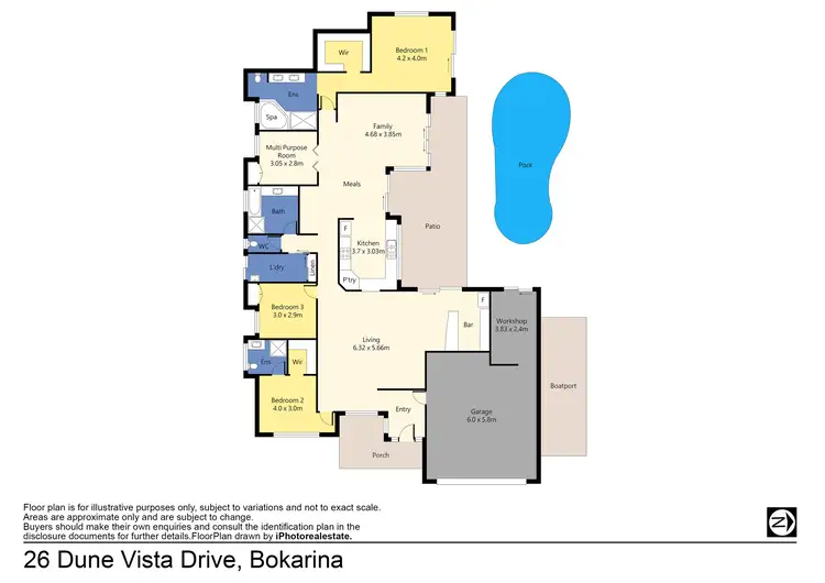 Floorplan of Homely house listing, 26 Dune Vista Drive, Bokarina QLD 4575