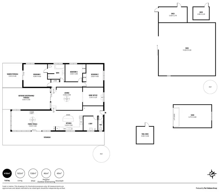 Floorplan of Homely house listing, 443 Hillview Road, Macclesfield SA 5153
