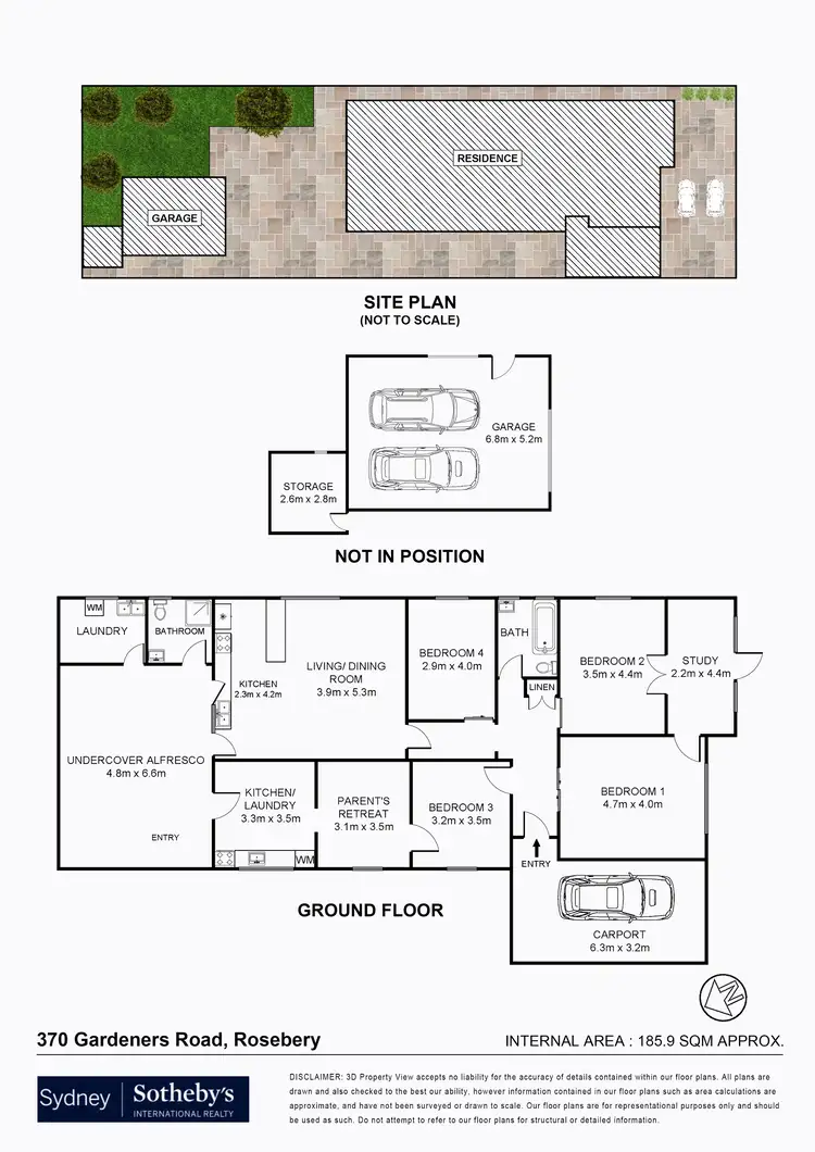 Floorplan of Homely house listing, 370 Gardeners Road, Rosebery NSW 2018