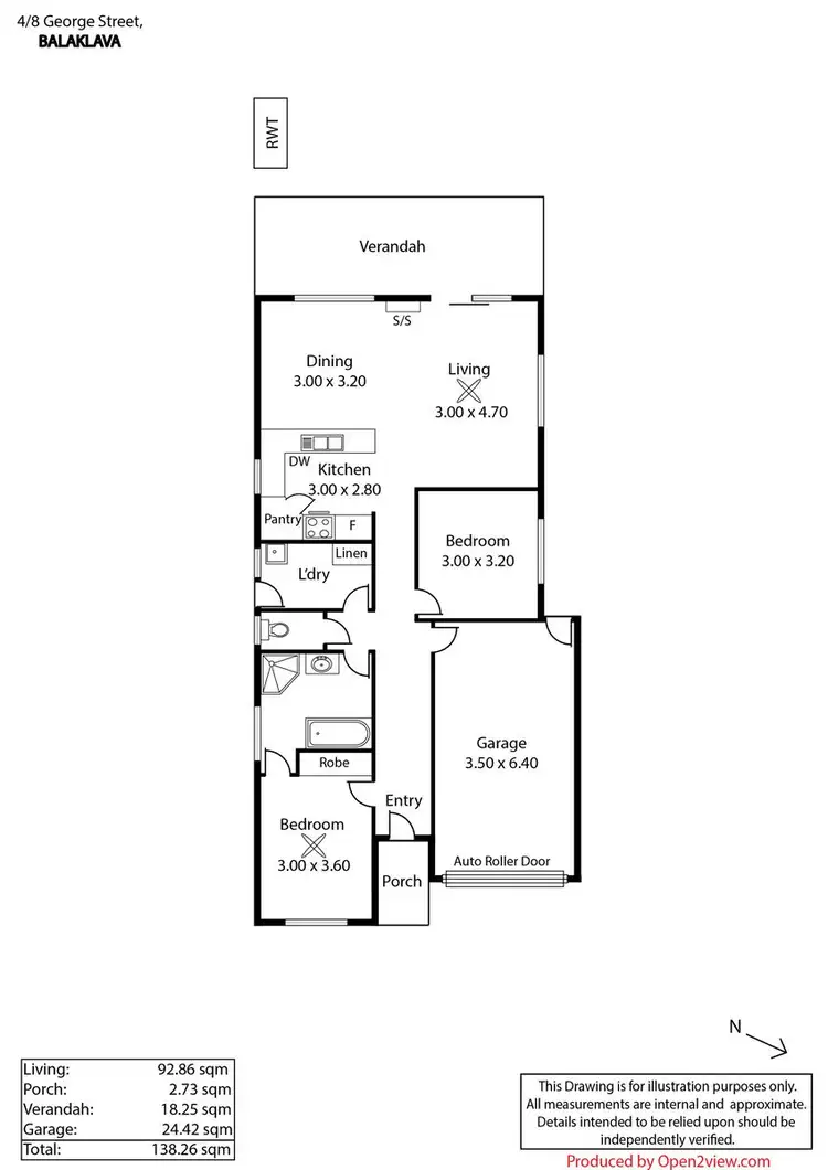 Floorplan of Homely house listing, 4/8 George Street, Balaklava SA 5461