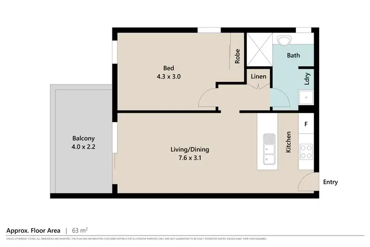 Floorplan of Homely apartment listing, 2403/151 Annerley Road, Dutton Park QLD 4102