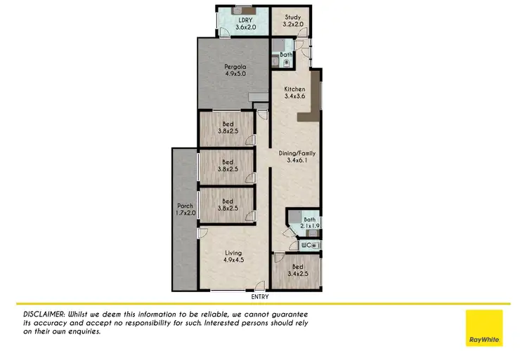 Floorplan of Homely rural property listing, 2 Clifton Road, Marsden Park NSW 2765