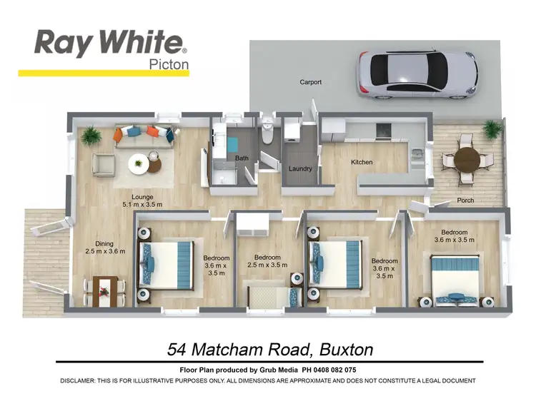 Floorplan of Homely house listing, 54 Matcham Road, Buxton NSW 2571