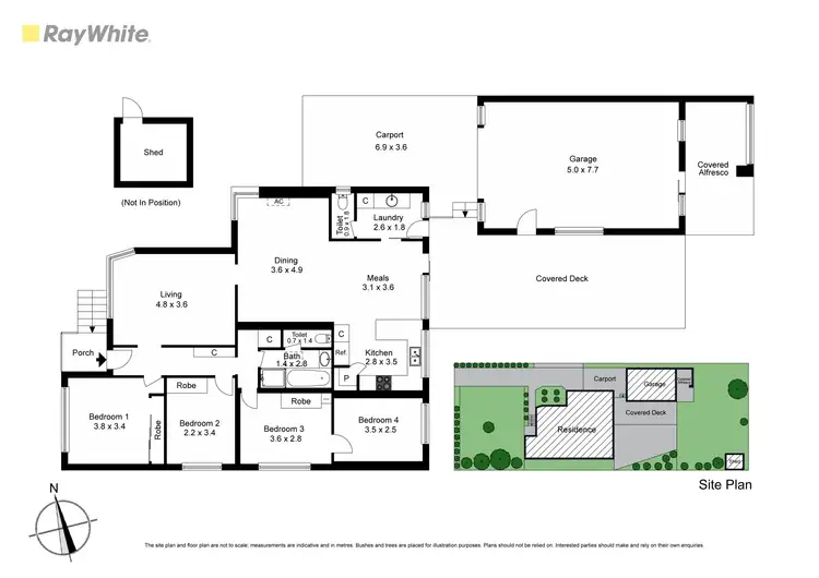 Floorplan of Homely house listing, 6 Carmichael Road, Oakleigh East VIC 3166
