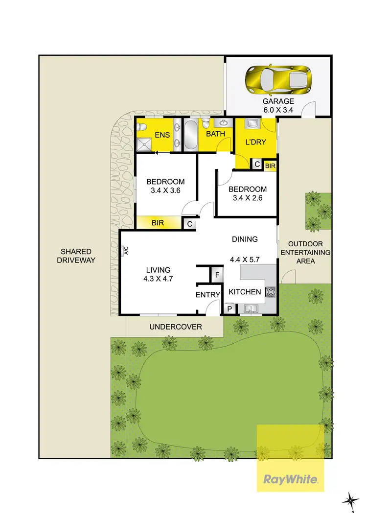 Floorplan of Homely unit listing, 1/21 Bonsey Road, Highton VIC 3216