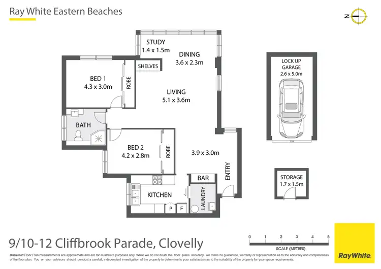 Floorplan of Homely apartment listing, 9/10-12 Cliffbrook Parade, Clovelly NSW 2031