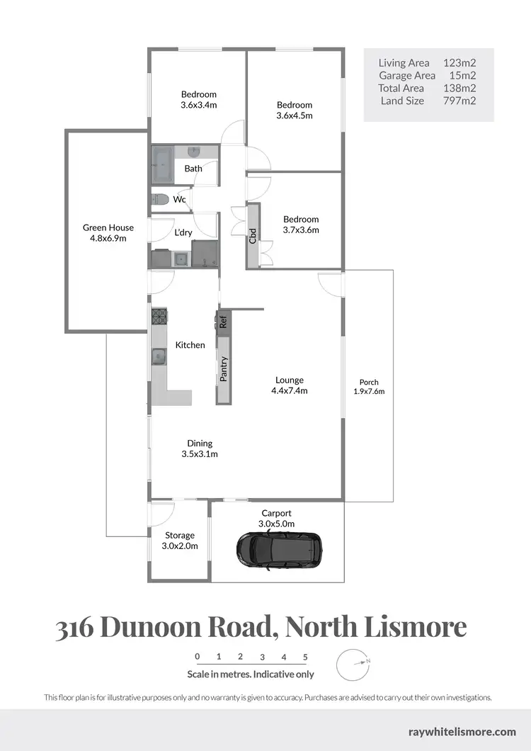 Floorplan of Homely house listing, 316 Dunoon Road, North Lismore NSW 2480