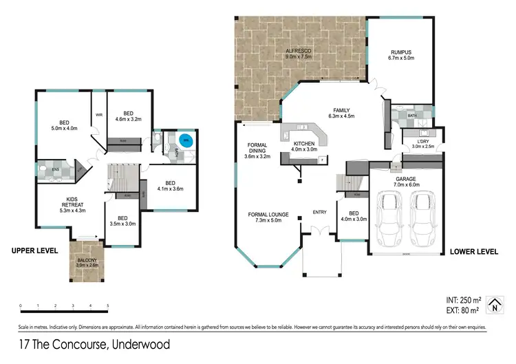 Floorplan of Homely house listing, 17 The Concourse, Underwood QLD 4119