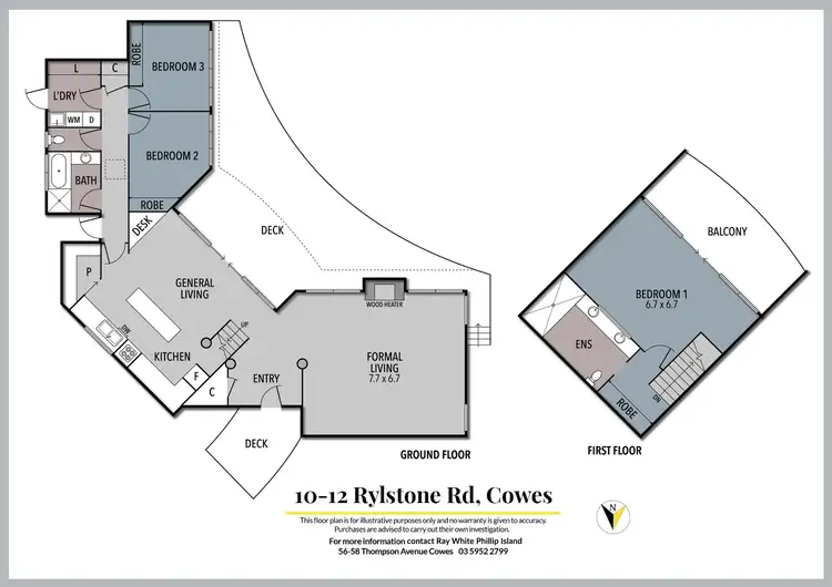 Floorplan of Homely house listing, 10-12 Rylstone Road, Cowes VIC 3922