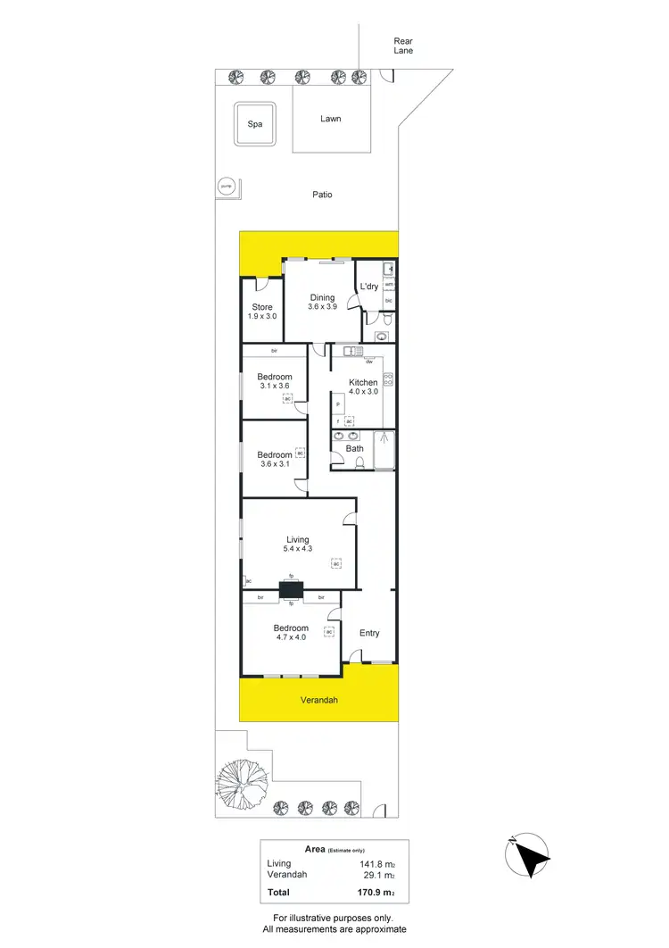 Floorplan of Homely house listing, 41 Salisbury Street, Unley SA 5061