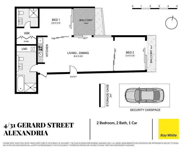 Floorplan of Homely apartment listing, 4/31 Gerard Street, Alexandria NSW 2015
