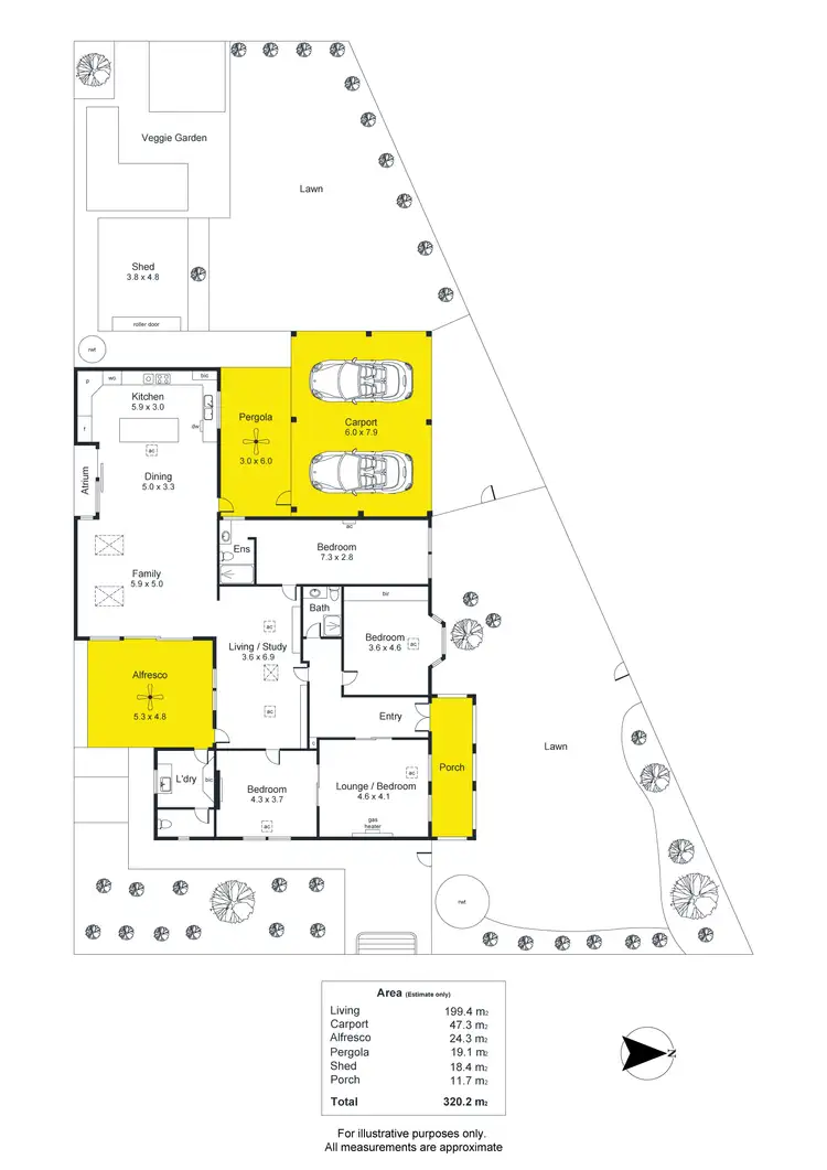 Floorplan of Homely house listing, 30 Aroha Terrace, Black Forest SA 5035