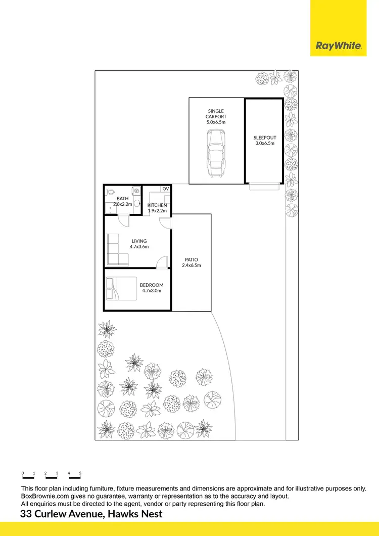 Floorplan of Homely house listing, 33 Curlew Avenue, Hawks Nest NSW 2324