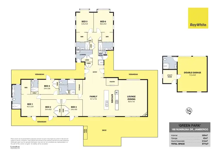 Floorplan of Homely house listing, 168 Nuninuna Drive, Jamberoo NSW 2533