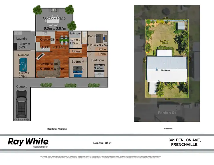 Floorplan of Homely house listing, 341 Fenlon Avenue, Frenchville QLD 4701