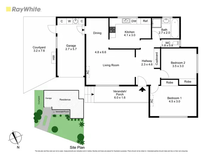 Floorplan of Homely unit listing, 1/1328 Dandenong Road, Hughesdale VIC 3166