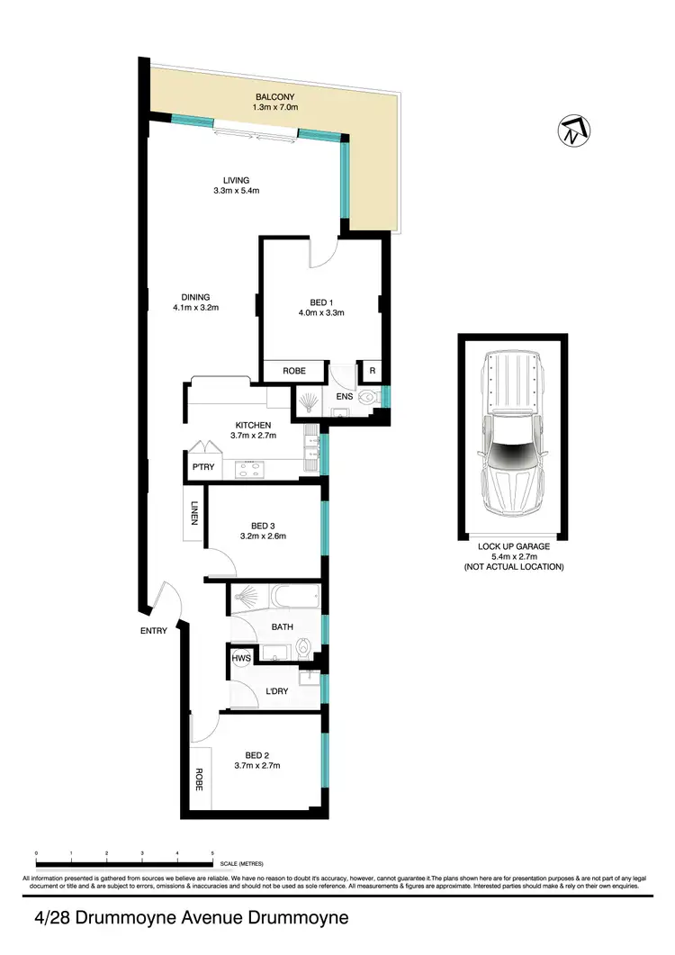 Floorplan of Homely apartment listing, 4/28 Drummoyne Avenue, Drummoyne NSW 2047