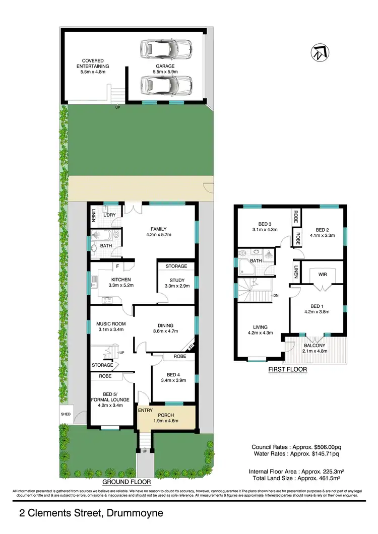Floorplan of Homely house listing, 2 Clements Street, Drummoyne NSW 2047