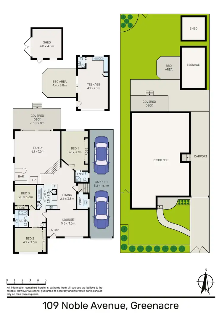 Floorplan of Homely house listing, 109 Noble Avenue, Greenacre NSW 2190