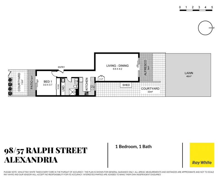 Floorplan of Homely apartment listing, 98/57 Ralph Street, Alexandria NSW 2015