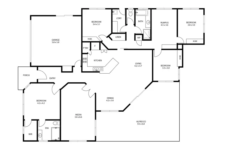 Floorplan of Homely house listing, 4 Coolibah Court, Kingsthorpe QLD 4400