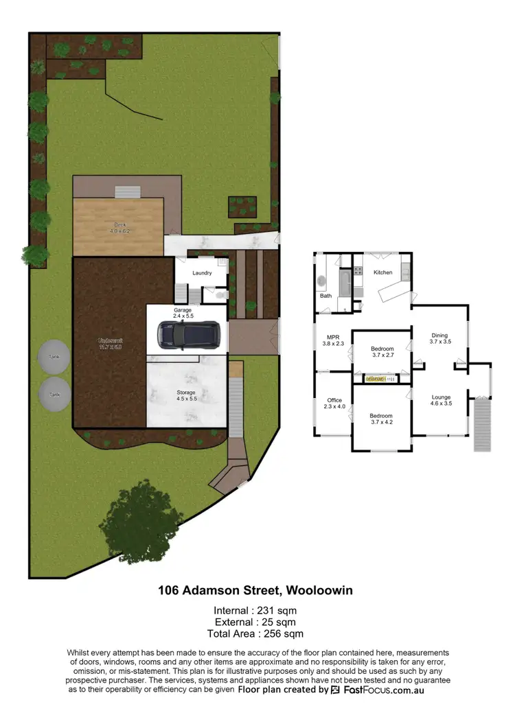 Floorplan of Homely house listing, 106 Adamson Street, Wooloowin QLD 4030