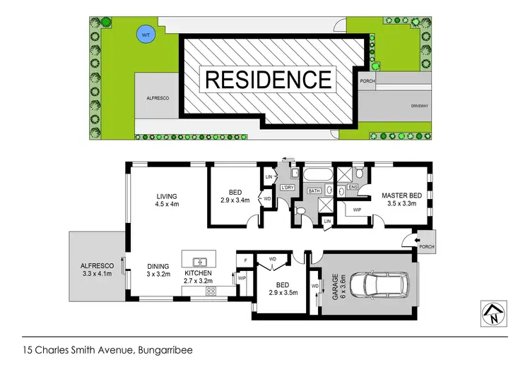 Floorplan of Homely house listing, 15 Charles Smith Avenue, Bungarribee NSW 2767