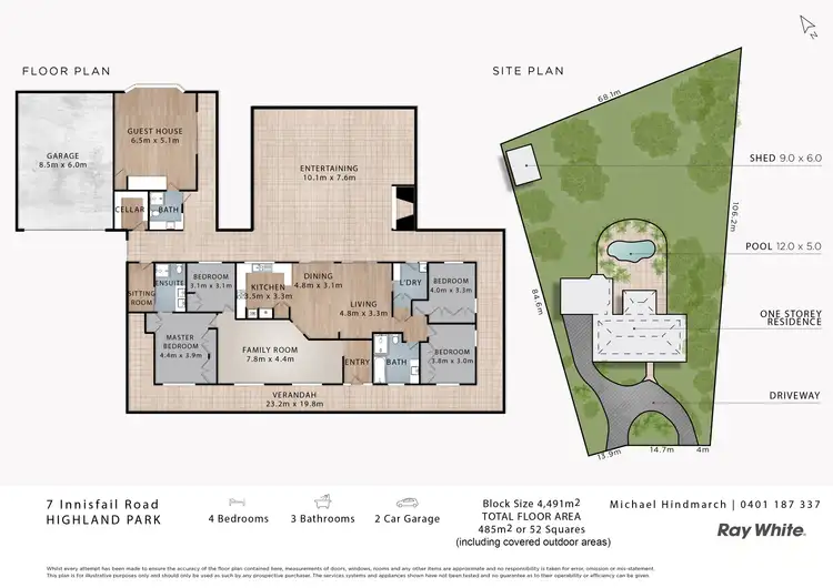Floorplan of Homely house listing, 7 Innisfail Road, Highland Park QLD 4211
