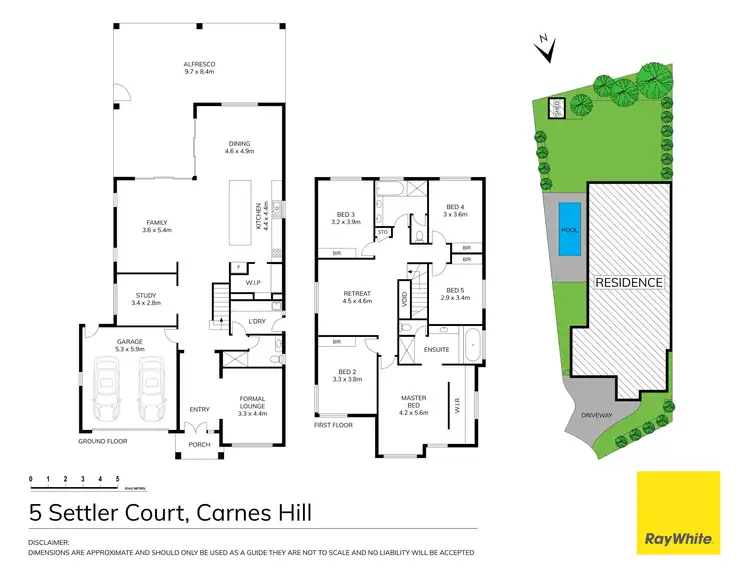 Floorplan of Homely house listing, 5 Settler Court, Carnes Hill NSW 2171