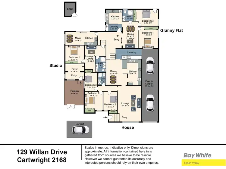 Floorplan of Homely house listing, 129 Willan Drive, Cartwright NSW 2168