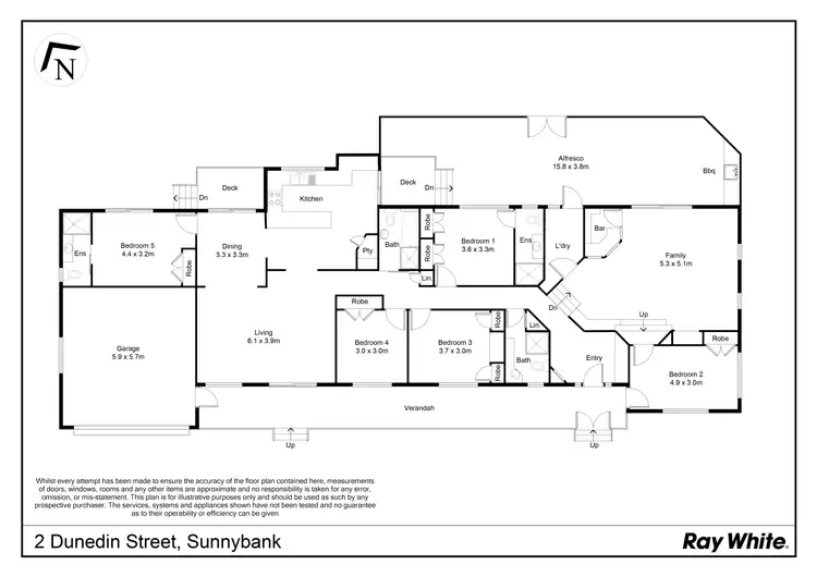 Floorplan of Homely house listing, 2 Dunedin Street, Sunnybank QLD 4109