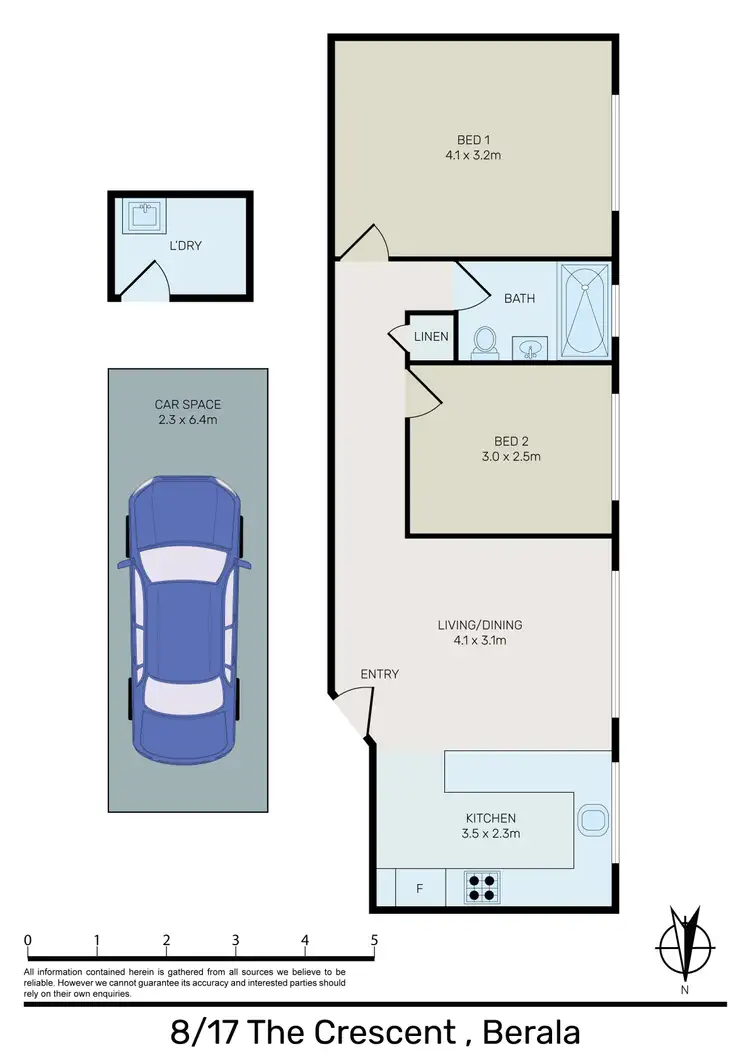 Floorplan of Homely unit listing, 8/17 The Crescent, Berala NSW 2141