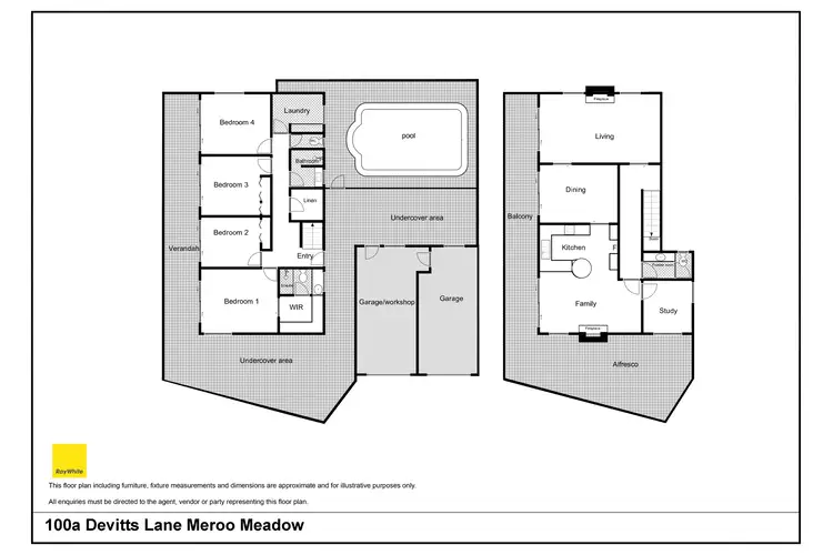 Floorplan of Homely rural property listing, 100a Devitts Lane, Meroo Meadow NSW 2540