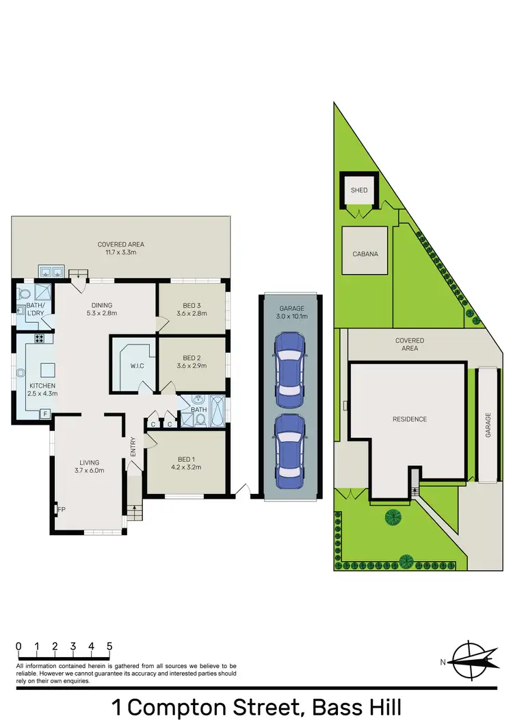 Floorplan of Homely house listing, 1 Compton Street, Bass Hill NSW 2197