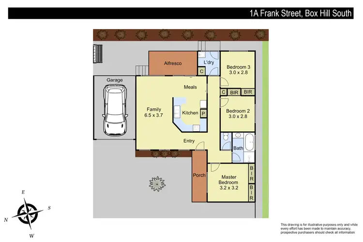 Floorplan of Homely townhouse listing, 2/1 Frank Street, Box Hill South VIC 3128