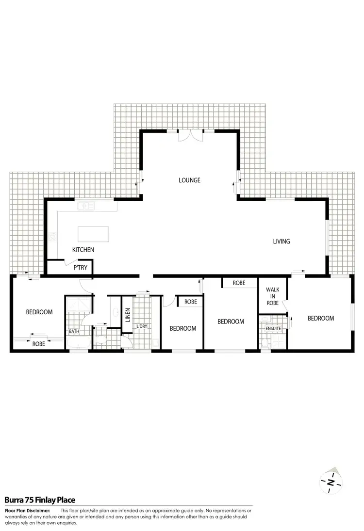 Floorplan of Homely house listing, 75 Finlay Place, Burra NSW 2620