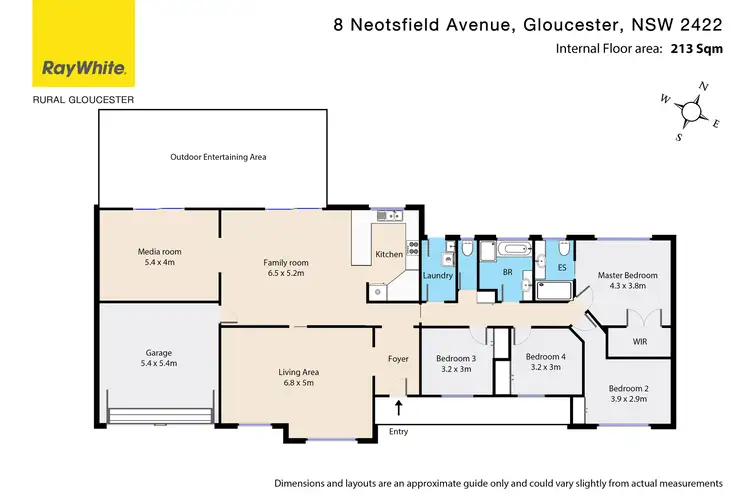 Floorplan of Homely house listing, 8 Neotsfield Avenue, Gloucester NSW 2422