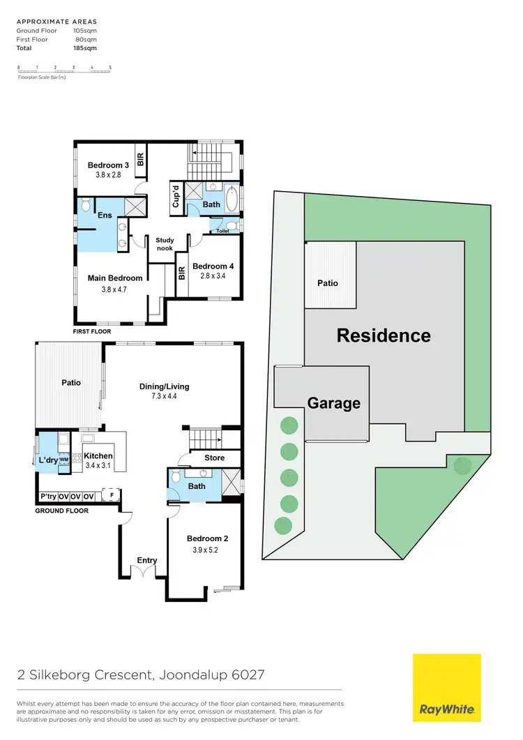 Floorplan of Homely house listing, 2 Silkeborg Crescent, Joondalup WA 6027