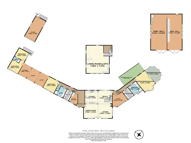 Floorplan of Homely rural property listing, 169 Connors Creek Road, Broughton Village NSW 2534
