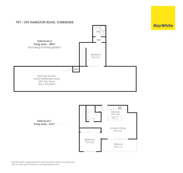 Floorplan of Homely house listing, Unit 707/392 Hamilton Road, Chermside QLD 4032
