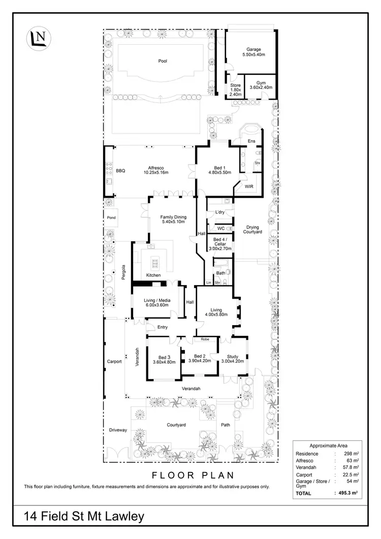 Floorplan of Homely house listing, 14 Field Street, Mount Lawley WA 6050