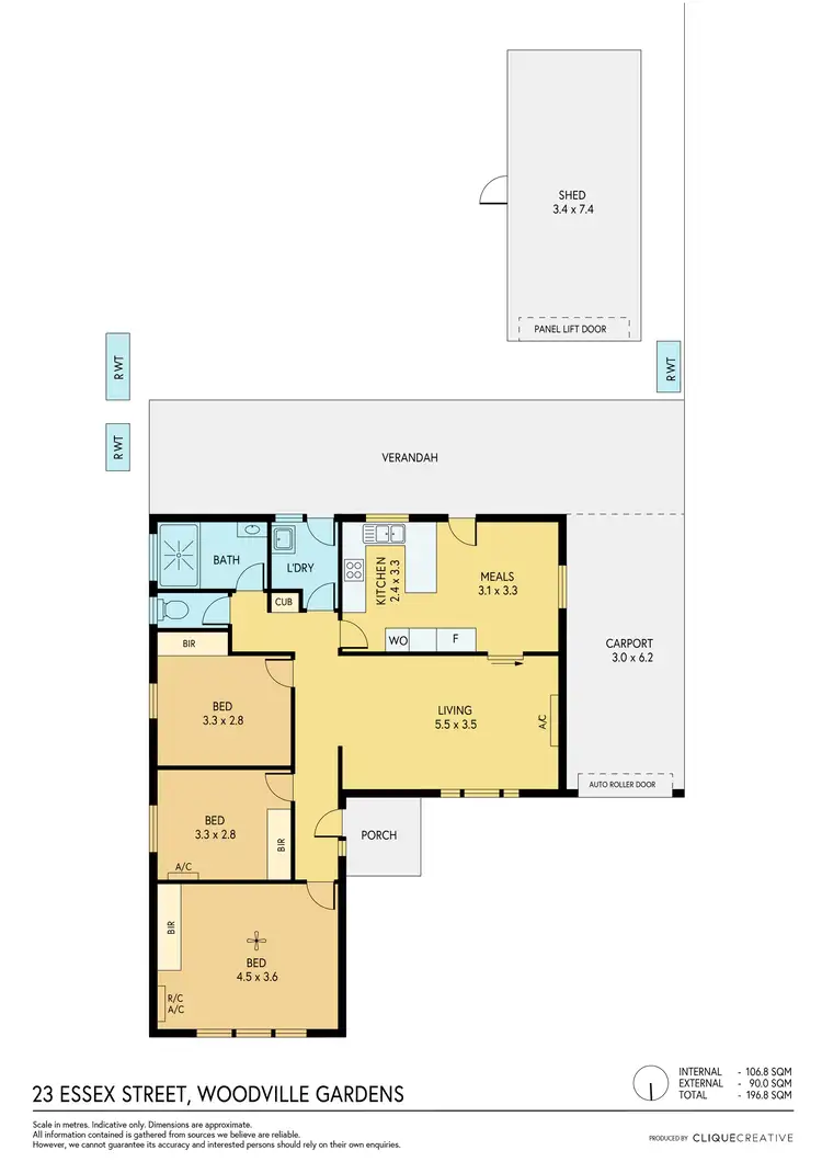 Floorplan of Homely house listing, 23 Essex Street, Woodville Gardens SA 5012