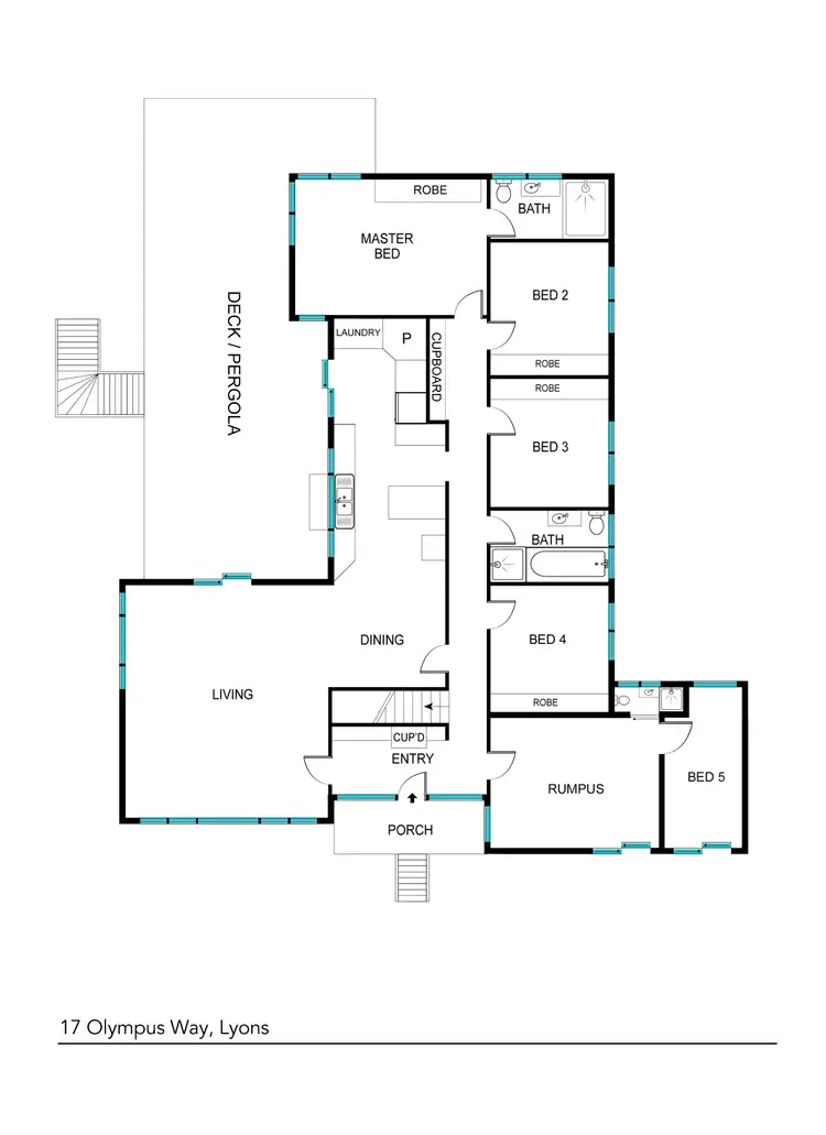 Floorplan of Homely house listing, 17 Olympus Way, Lyons ACT 2606