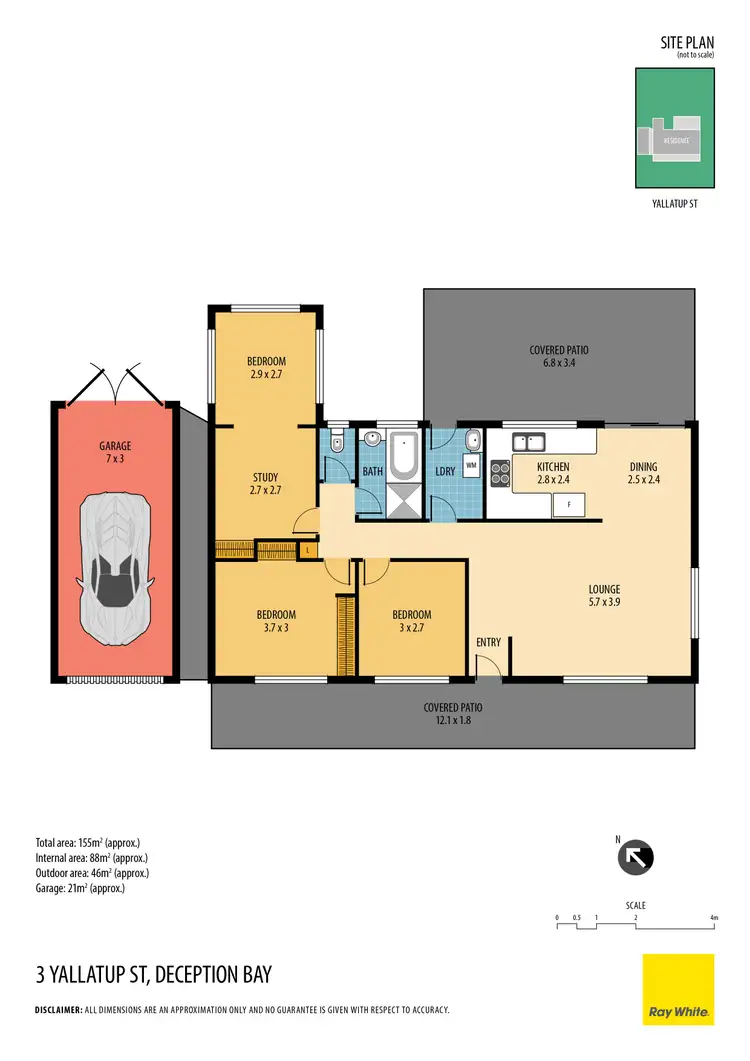 Floorplan of Homely house listing, 3 Yallatup Street, Deception Bay QLD 4508